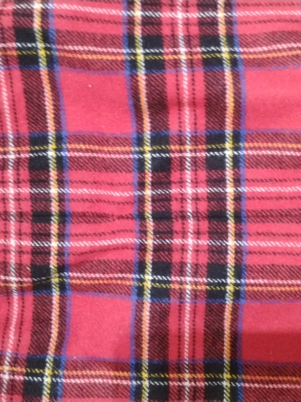 J. Crew Red Plaid Wool Blend Skirt SZ 14